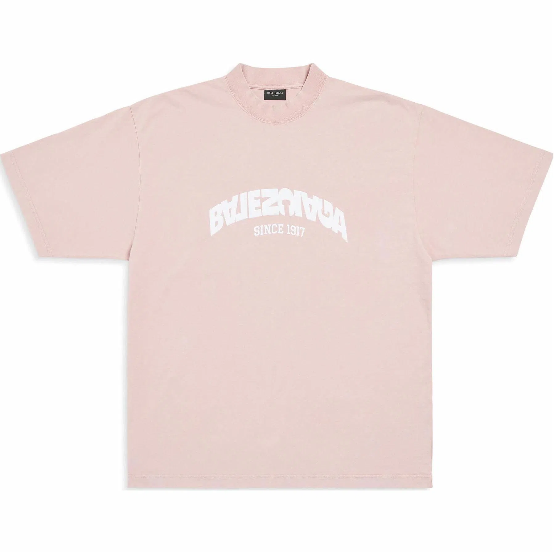 Balenciaga FW23 Logo T-Shirt Pink