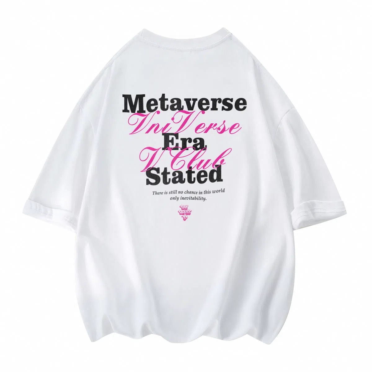 VniVerseVClub Retro Letter Print Tee