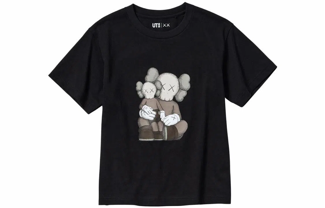 UNIQLO x KAWS SS23 Black T-Shirt