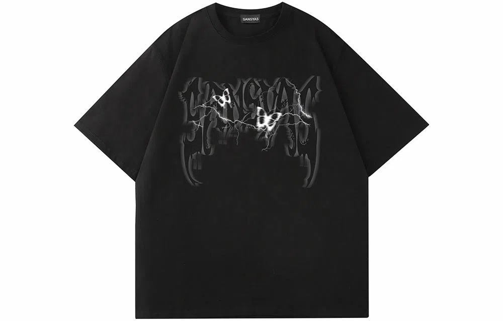 Sansyas Logo Print T-Shirt