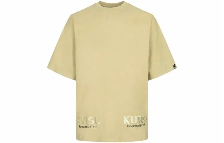 EVISU AW23 Logo Embroidered T-Shirt