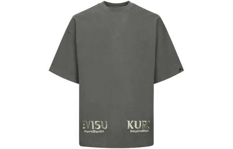 EVISU AW23 Logo Embroidered T-Shirt
