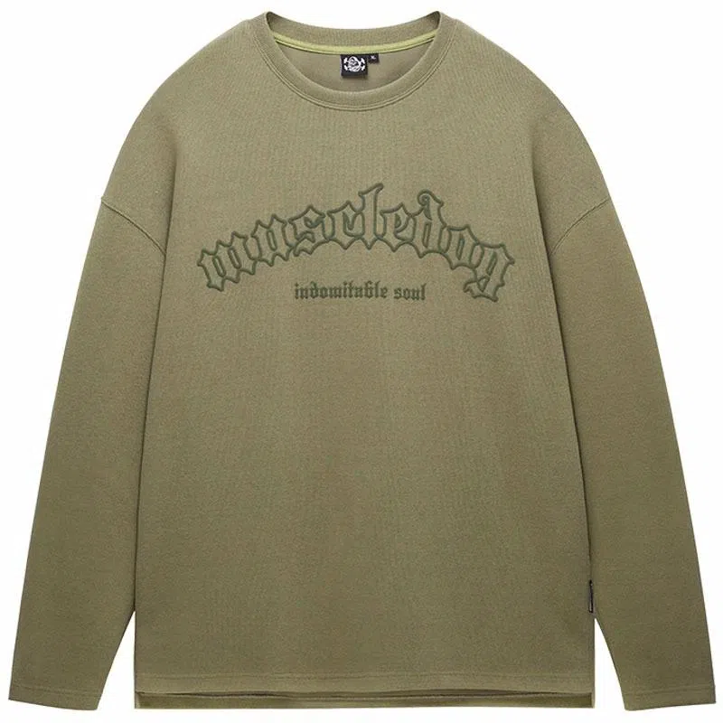 Muscle Dog Long Sleeve Tee