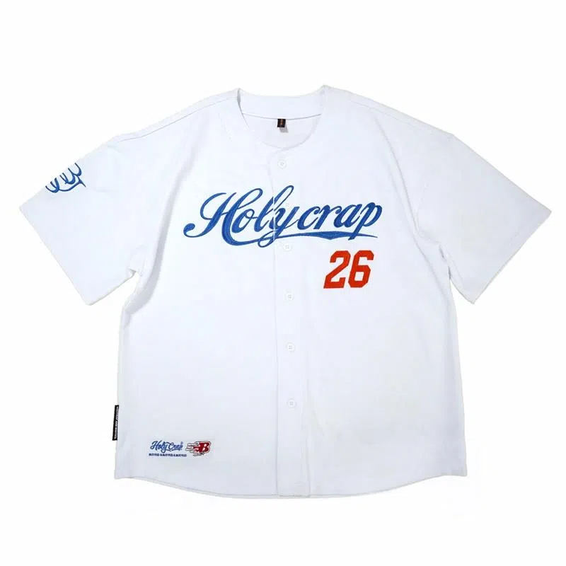 Holycrap Crewneck Loose Fit T-Shirt White