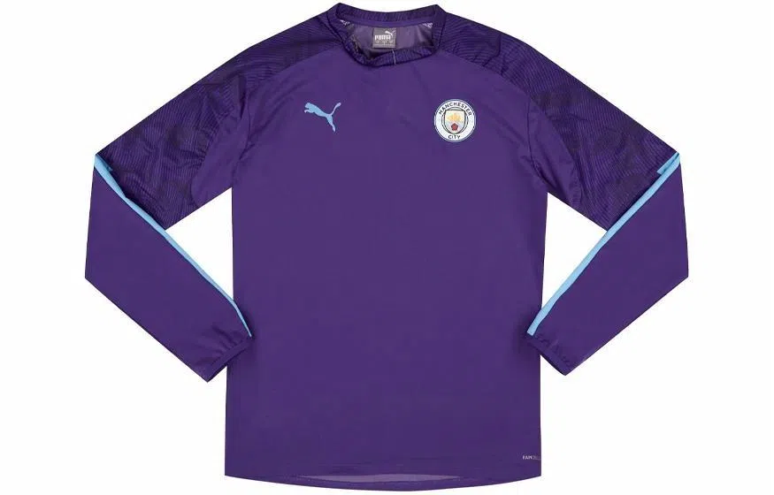 PUMA Manchester City 2019-20 Player Edition Long Sleeve Tee Purple