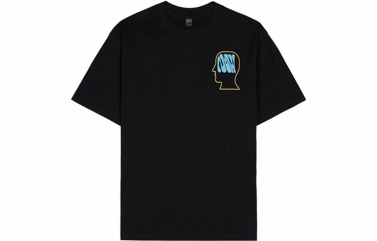Brain Dead FW23 THE NOW MOVEMENT T-SHIRT - BLACK T
