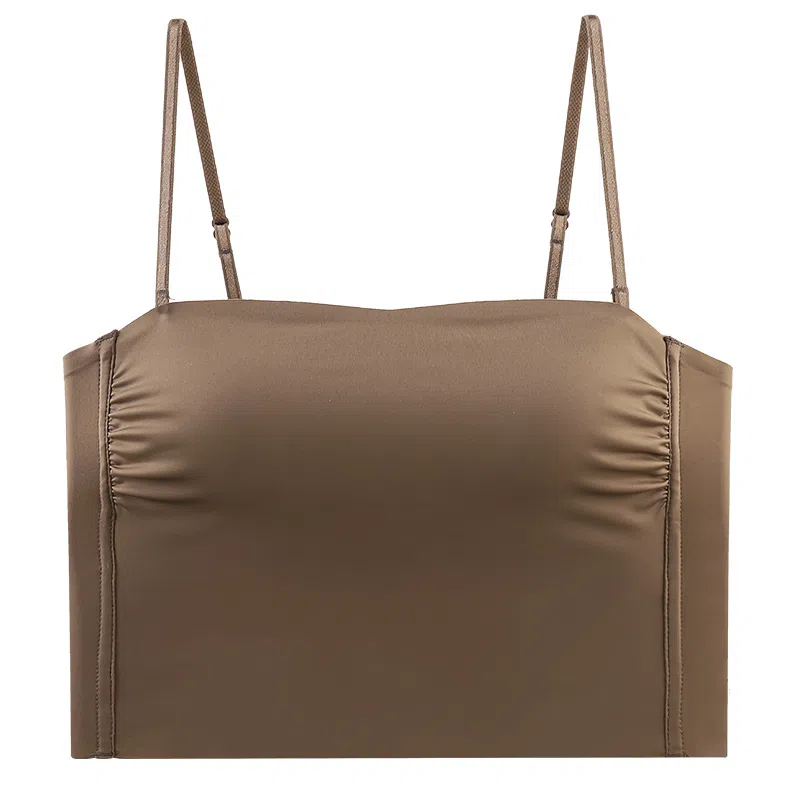 欧迪芬 舒适聚拢透气美背无痕带胸垫一体式背心 女款