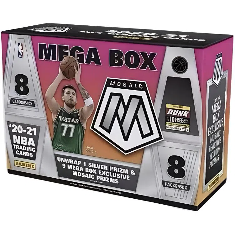 PANINI 2020-21 Mosaic Mega Box NBA