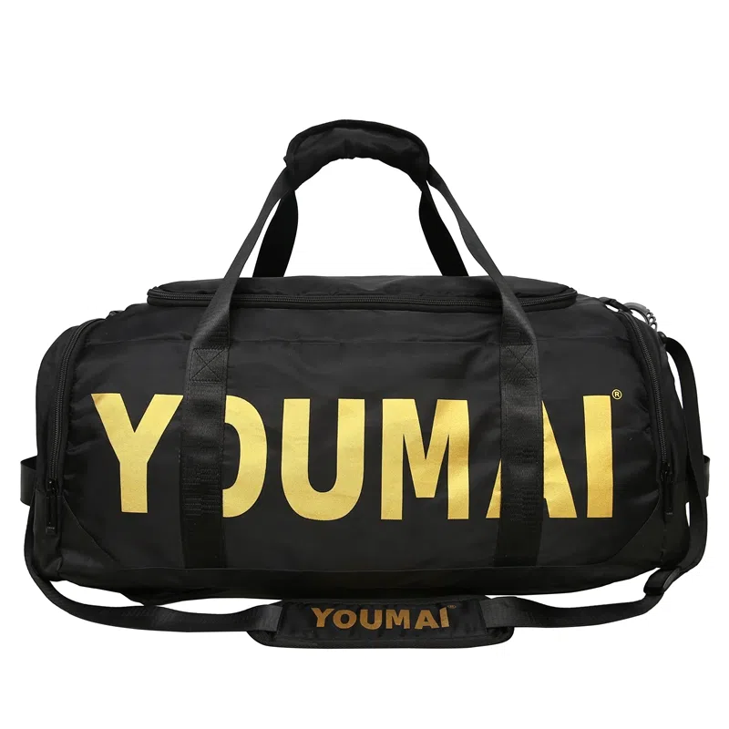 德力熊 干湿分离运动 尼龙 健身包 男女同款情侣款 黑色粉色卡其色红色黄色