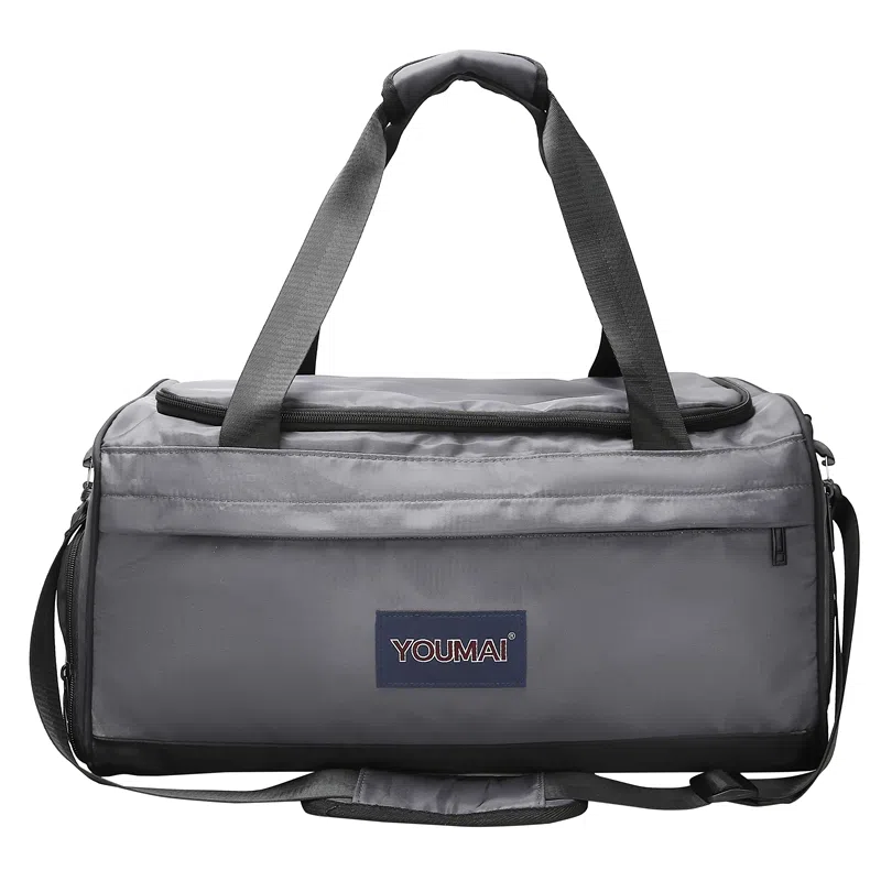 德力熊 出差便携 尼龙 健身包 男女同款情侣款 黑色粉色红色卡其色蓝色军绿色灰色