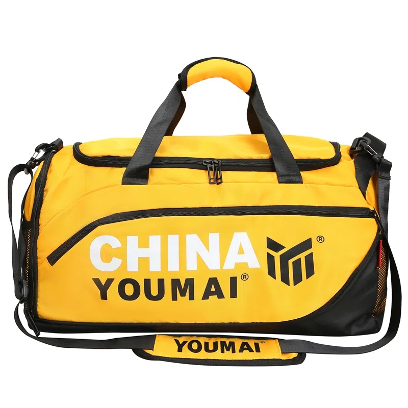 德力熊 多功能运动训练 尼龙 健身包 男女同款情侣款 黑色粉色卡其色玫红色黄色军绿色