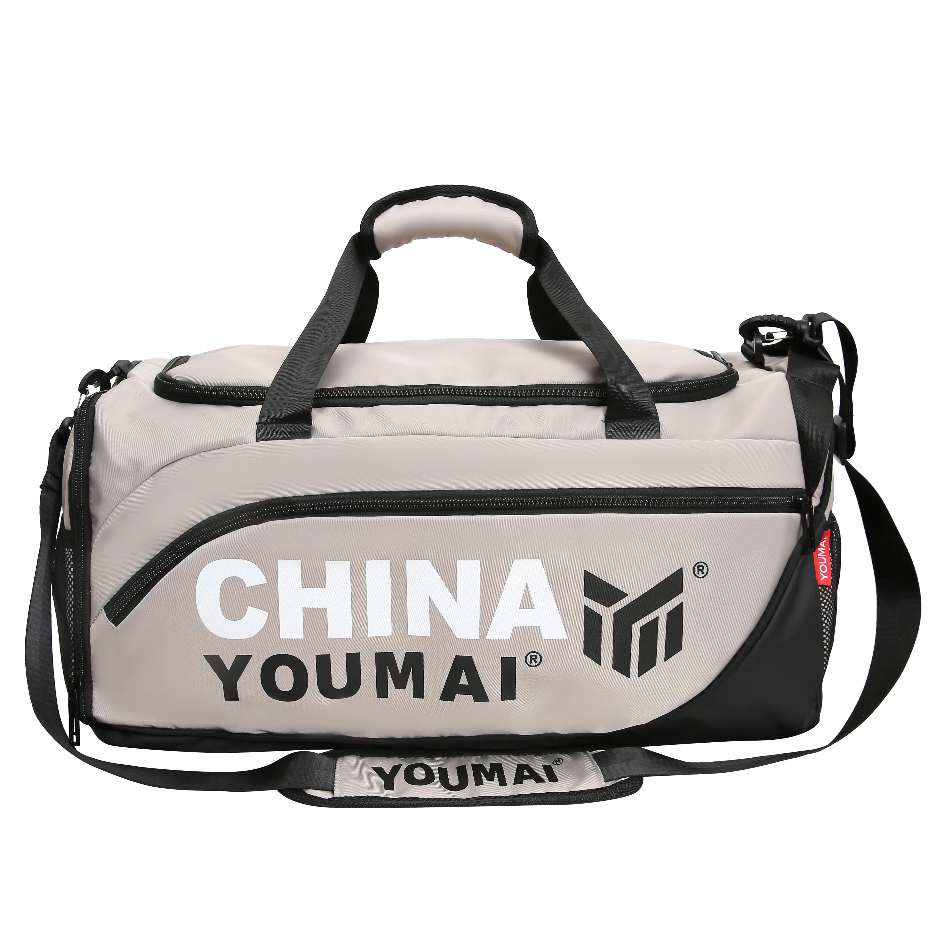 德力熊 多功能运动训练 尼龙 健身包 男女同款情侣款 黑色粉色卡其色玫红色黄色军绿色