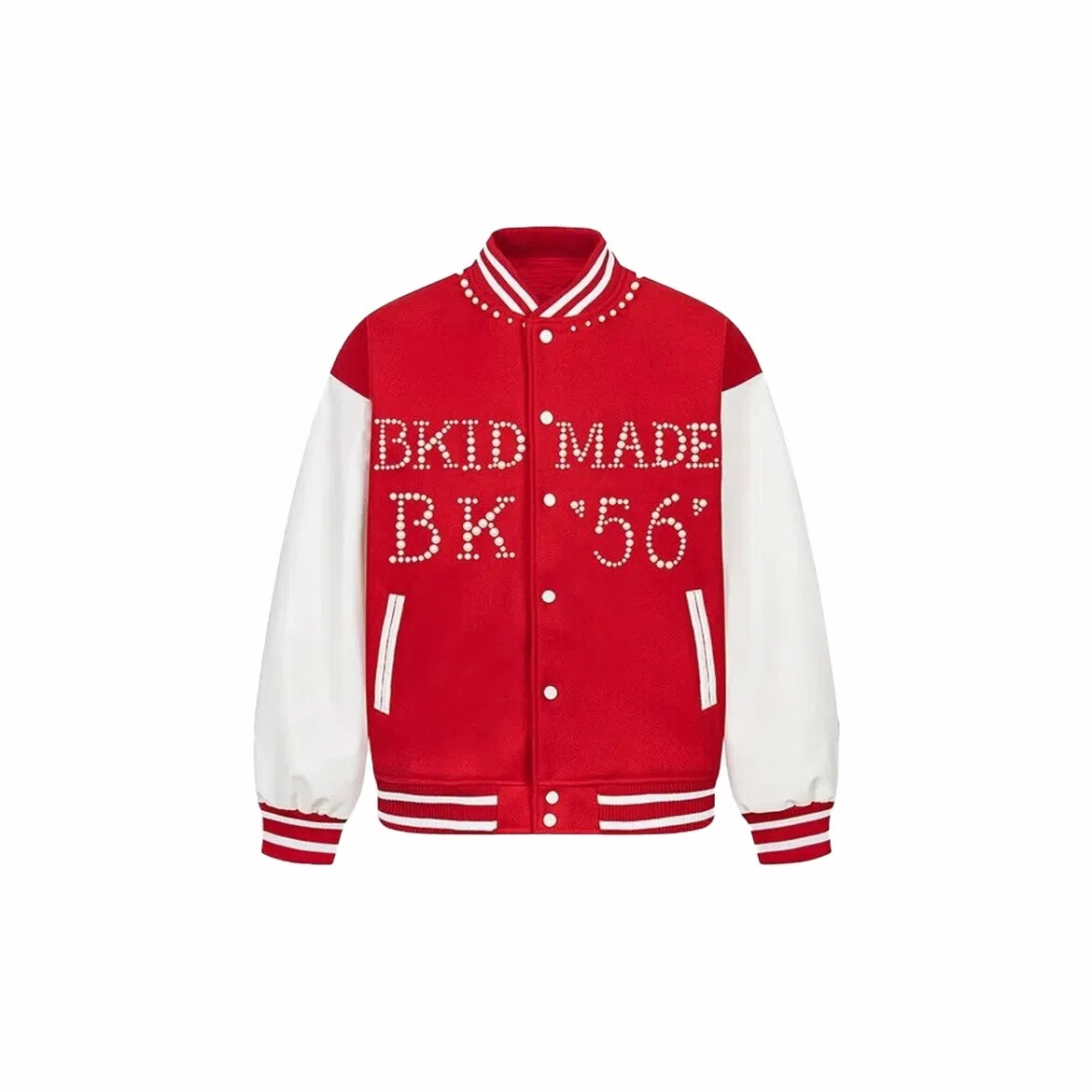 美式复古潮流拼接设计个性百搭棒球服 男女同款