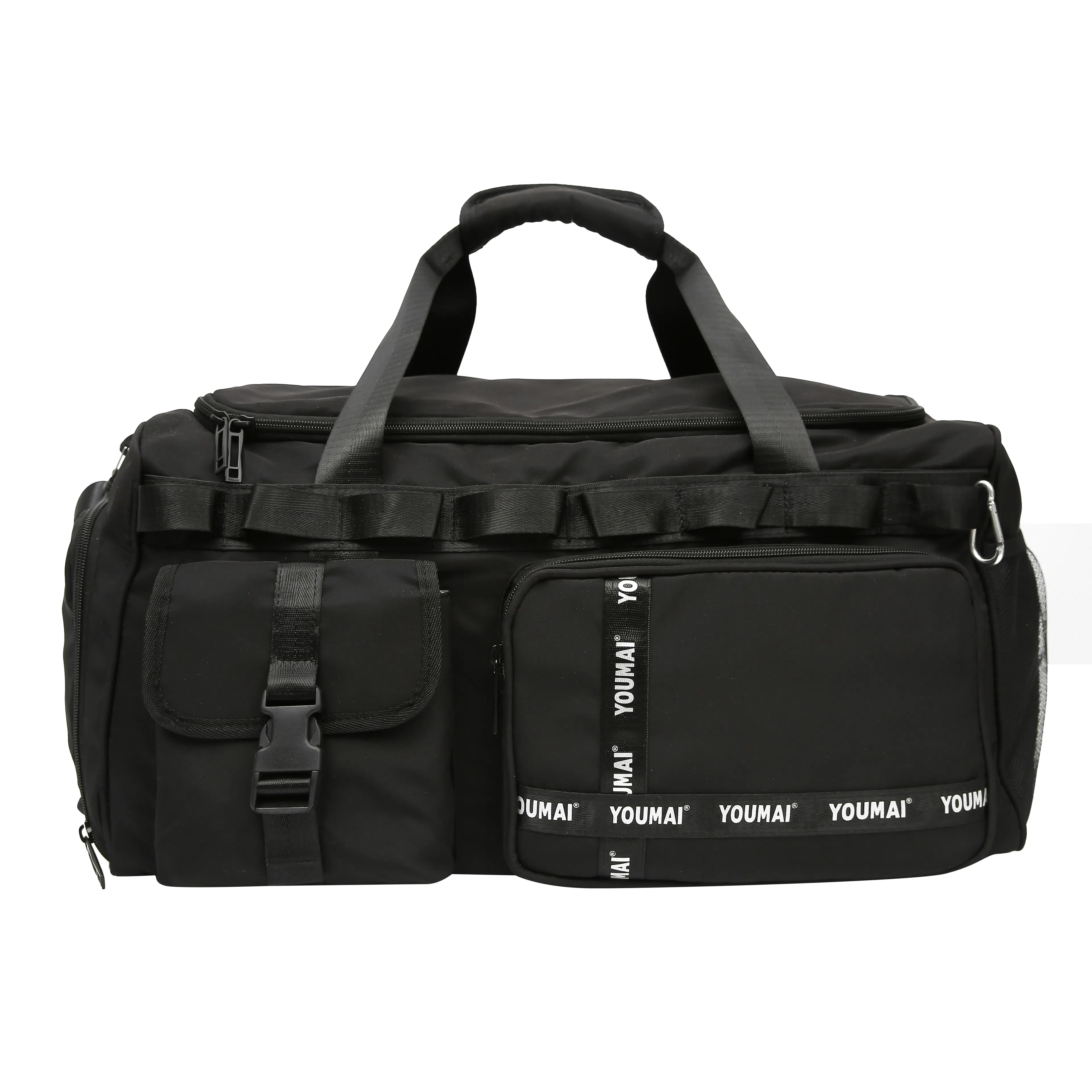 德力熊 大容量干湿分离 尼龙 健身包 男女同款情侣款 黑色/粉色/卡其色/蓝色/黄色/军绿色