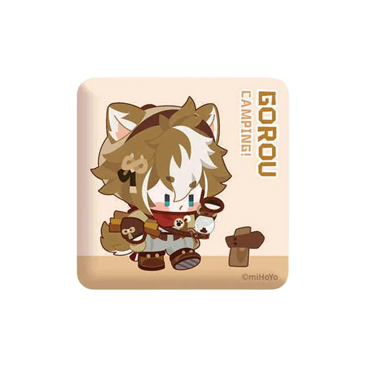 原神 安闲露营主题系列方形 徽章