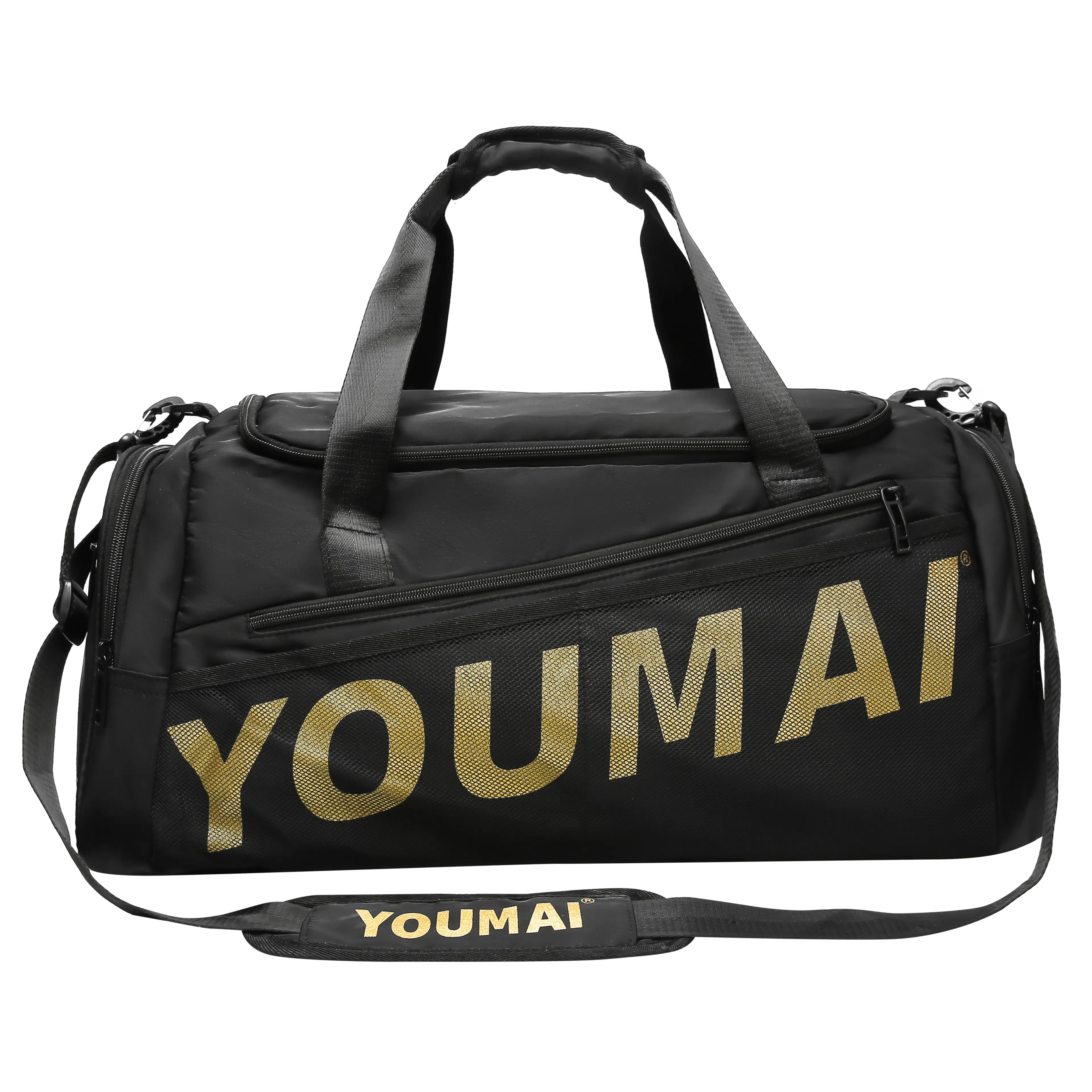 德力熊 多功能时尚旅行包 尼龙 健身包 男女同款情侣款 黑色/粉色/卡其色/紫色/军绿色