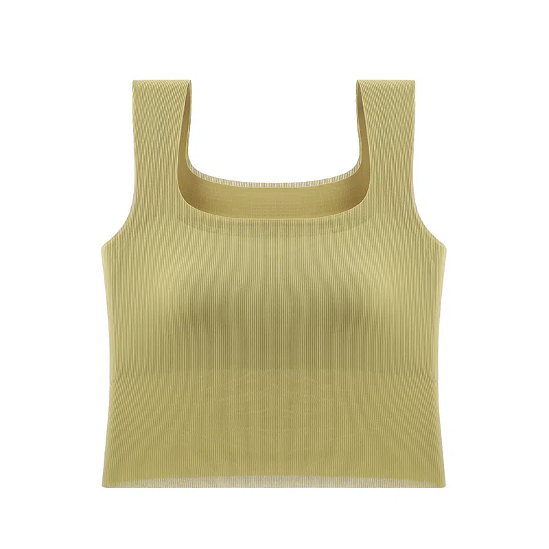 欧迪芬 无袖无痕百搭带胸垫内搭打底可外穿背心 女款