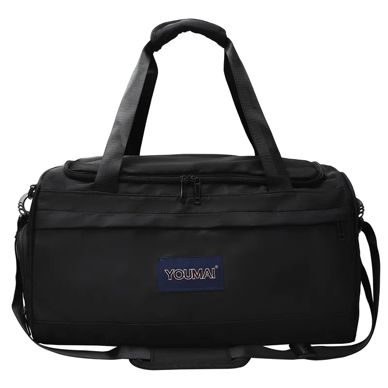 德力熊 出差便携 尼龙 健身包 男女同款情侣款 黑色粉色红色卡其色蓝色军绿色灰色