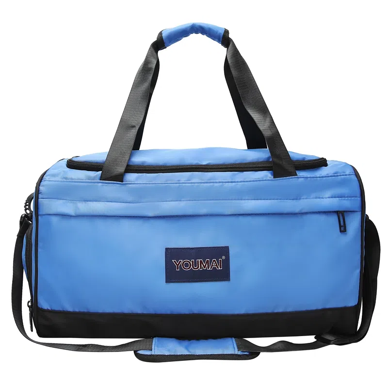 德力熊 出差便携 尼龙 健身包 男女同款情侣款 黑色粉色红色卡其色蓝色军绿色灰色