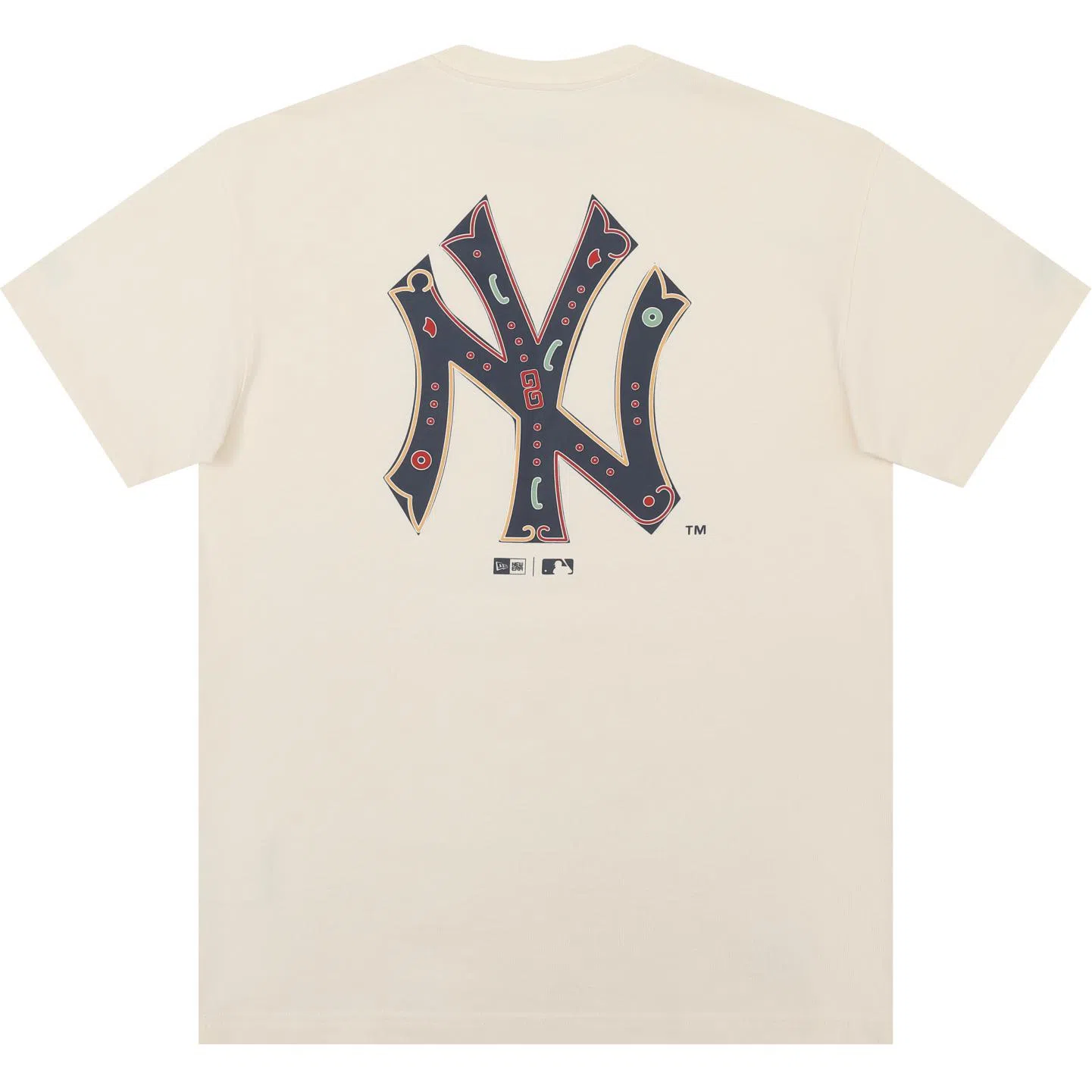 New Era x MLB SS24 New York Yankees Dragon Edition Ivory Tee