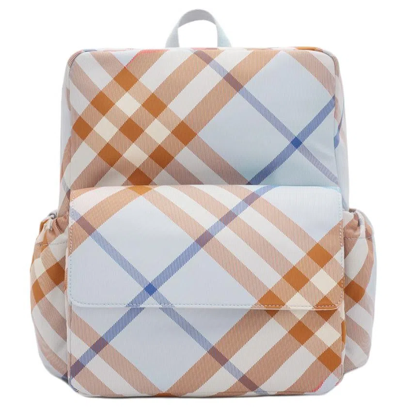 Burberry Nylon Backpack Kids Slate Blue