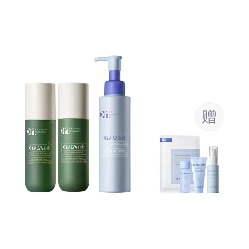 瑷尔博士 痘痘水乳洁面 护肤套装 祛痘控油清爽嫩肤 三件套