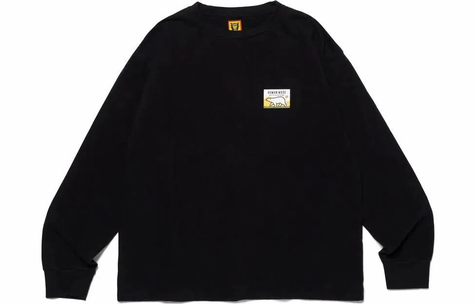 HUMAN MADE FW23 WOOL BLENDED LS T-SHIRT logoT