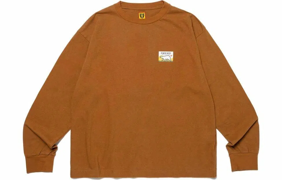 HUMAN MADE FW23 WOOL BLENDED LS T-SHIRT logoT