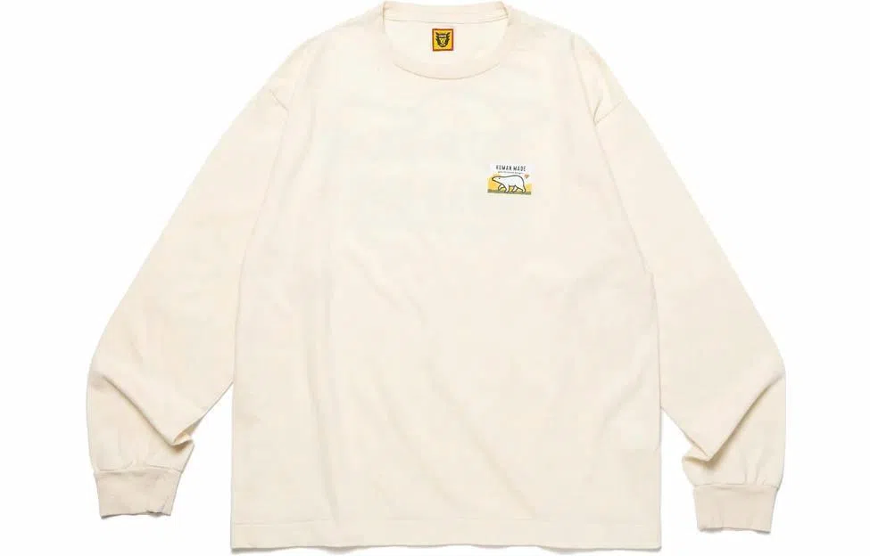 HUMAN MADE FW23 WOOL BLENDED LS T-SHIRT logoT