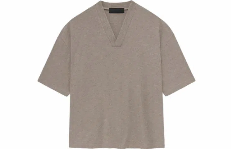 Fear of God Essentials V-Neck T-Shirt Core Heather