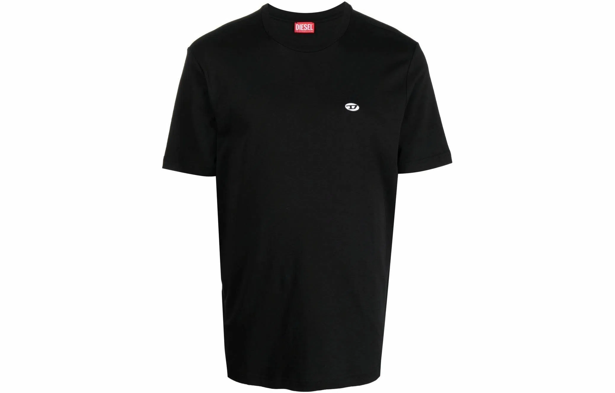 DIESEL Logo Embroidered T-Shirt Black