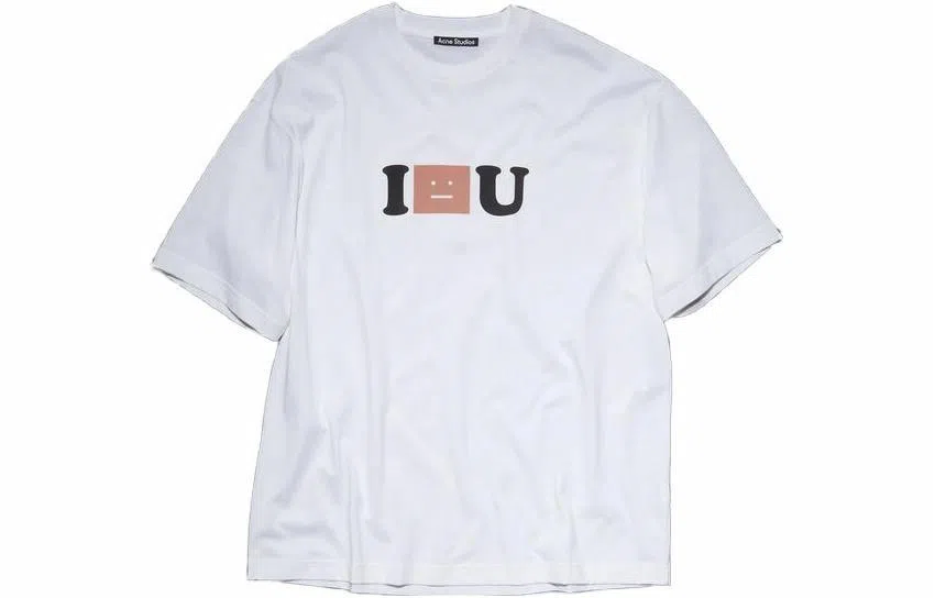 Acne Studios FW23 Face Logo T-Shirt White