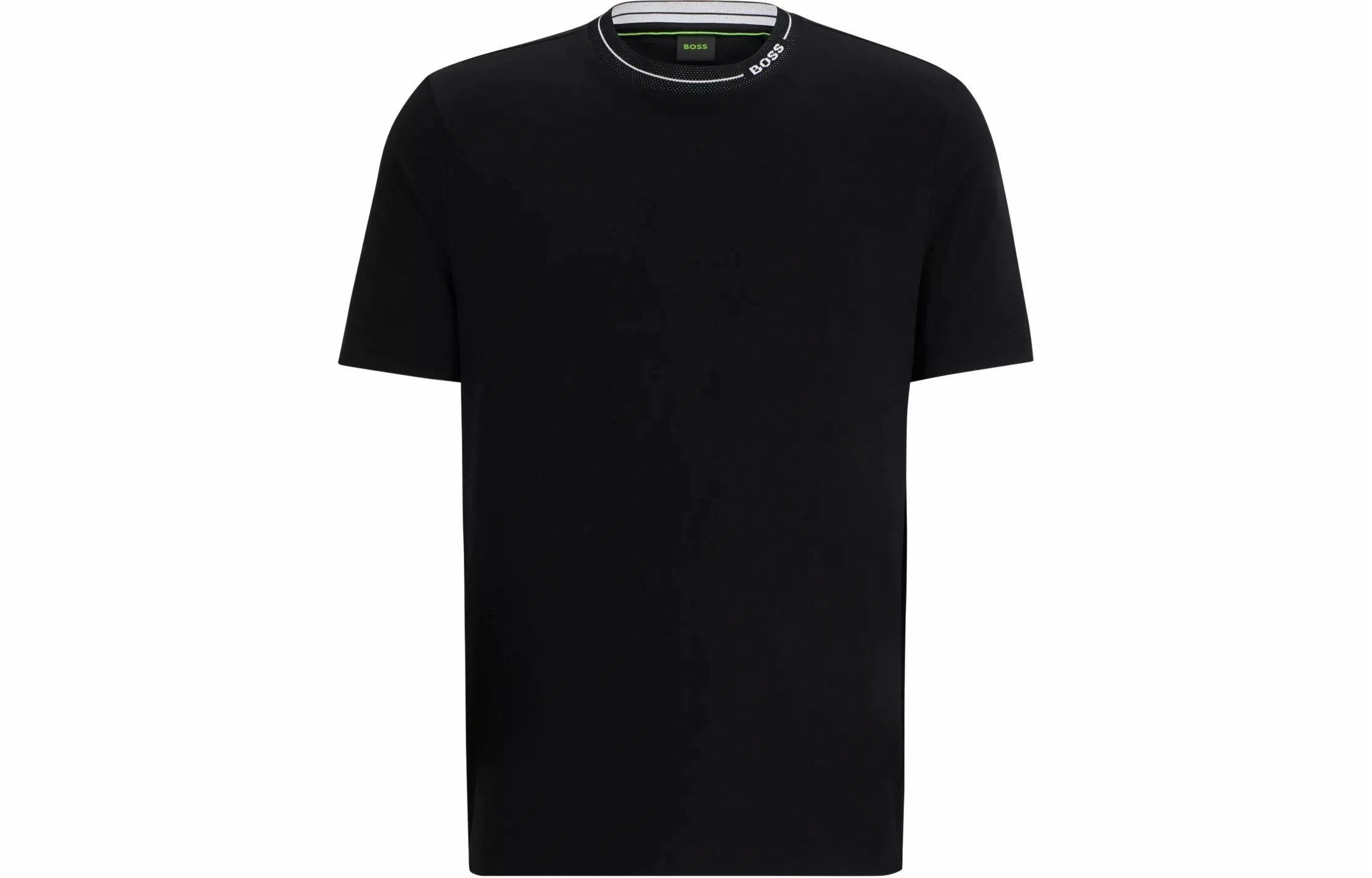 HUGO BOSS Cotton-Jersey Regular-Fit T-Shirt With Branded Collar T