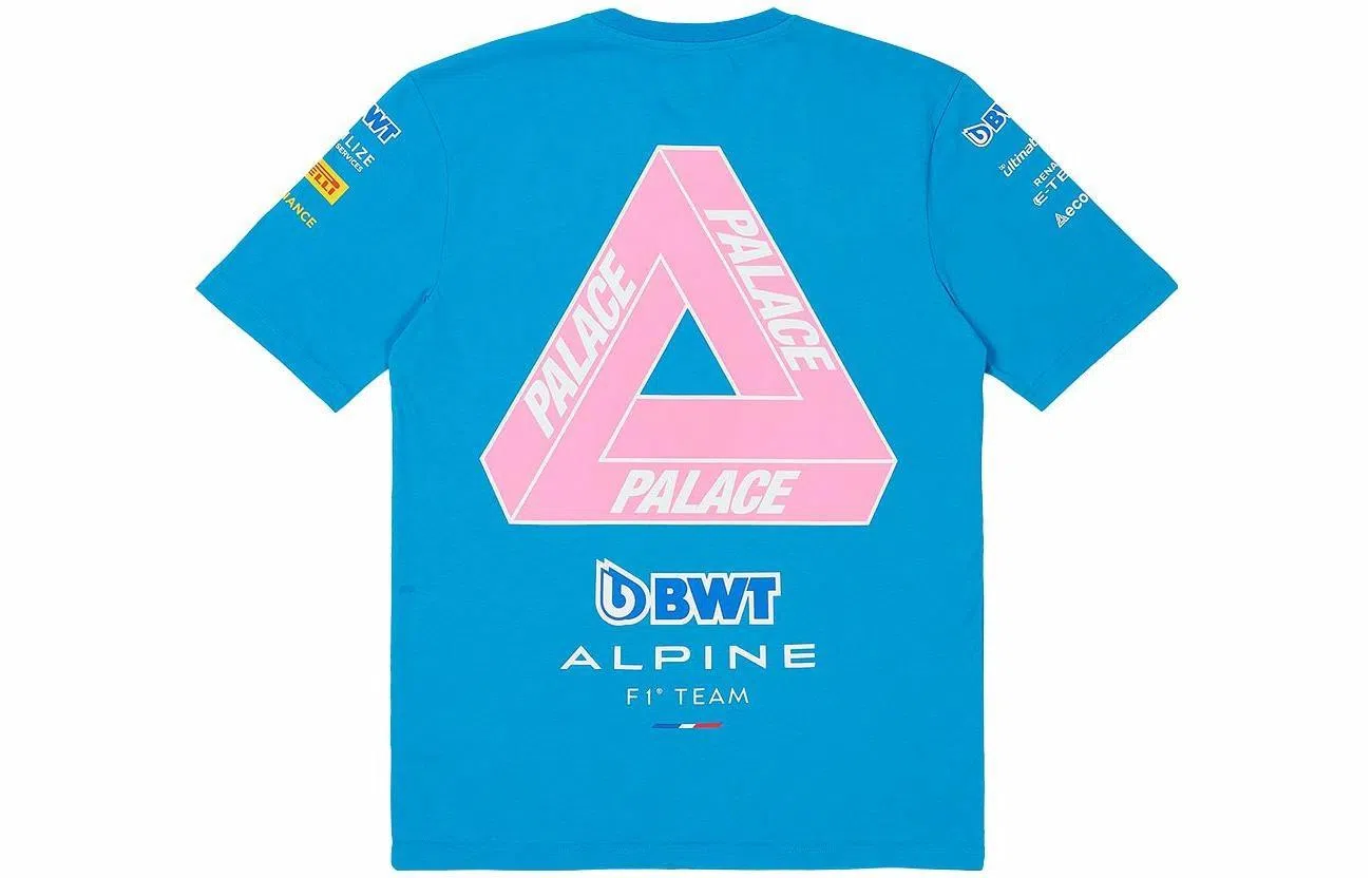 PALACE x Kappa x F1 FW23 Blue Tee