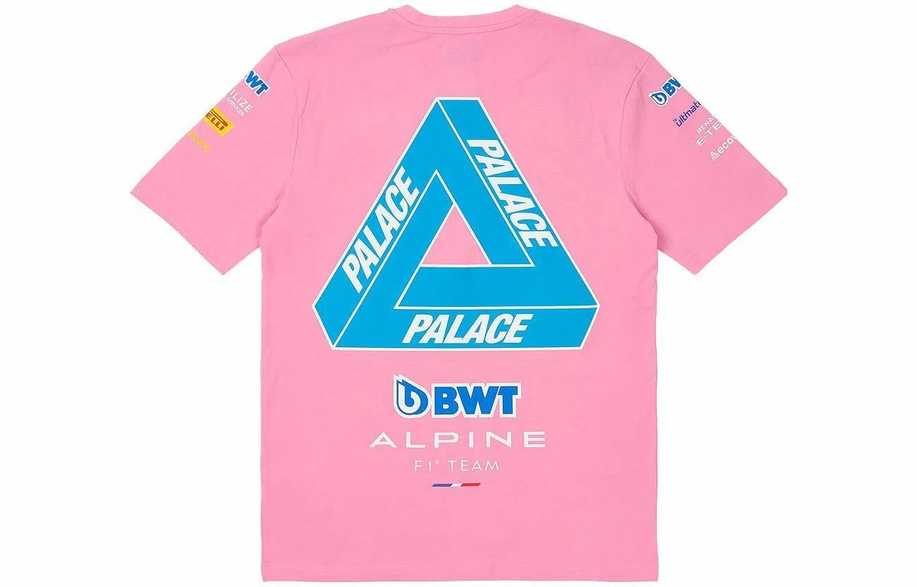 PALACE x Kappa x F1 FW23 Pink Tee