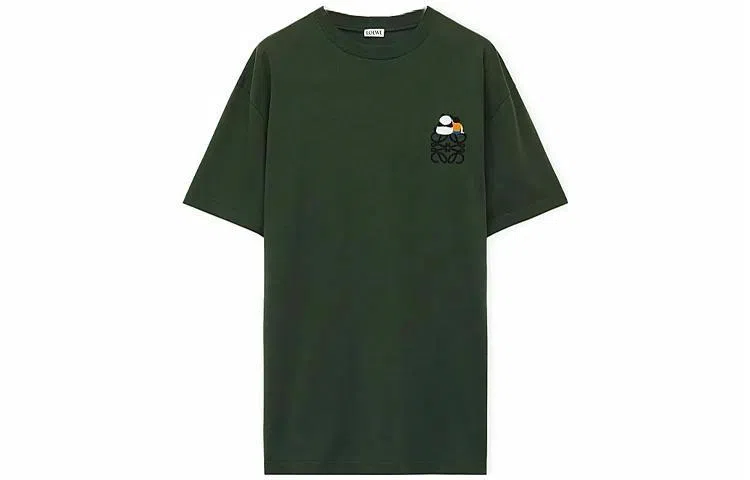LOEWE x Suna Fujita Panda Embroidered T-Shirt