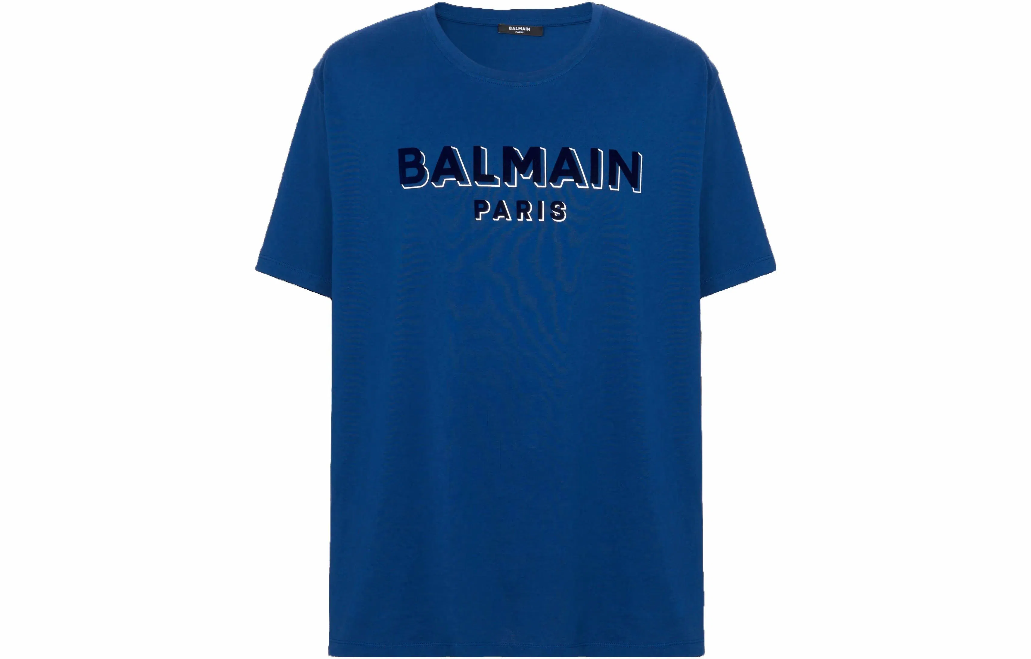 BALMAIN Metallic Flocked T