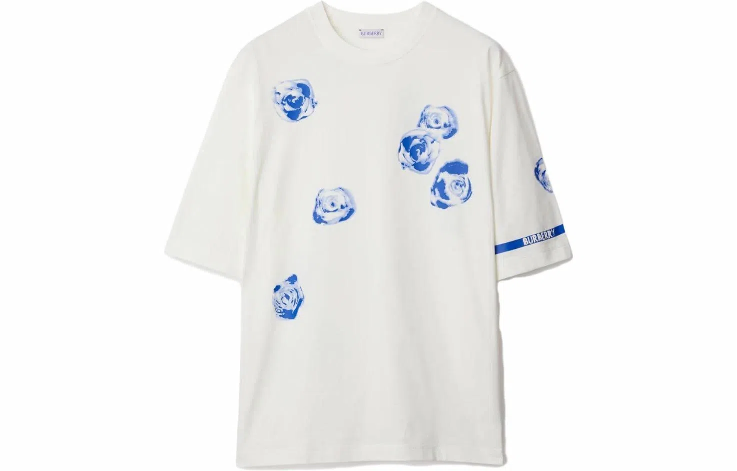 Burberry Rose Cotton T-Shirt LogoT