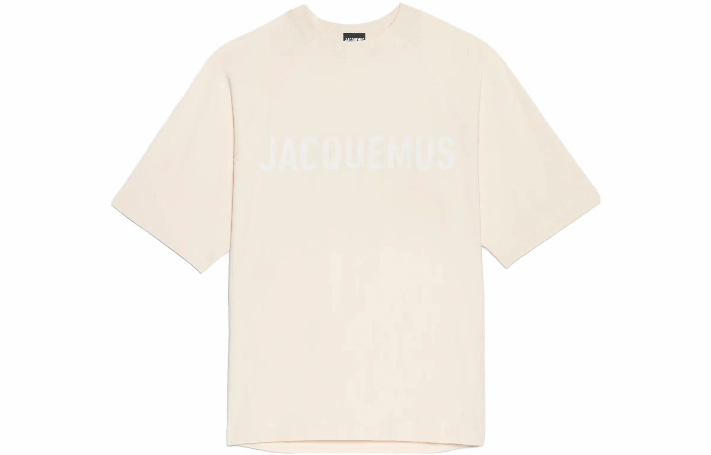 Jacquemus Raglan Logo T-Shirt Beige