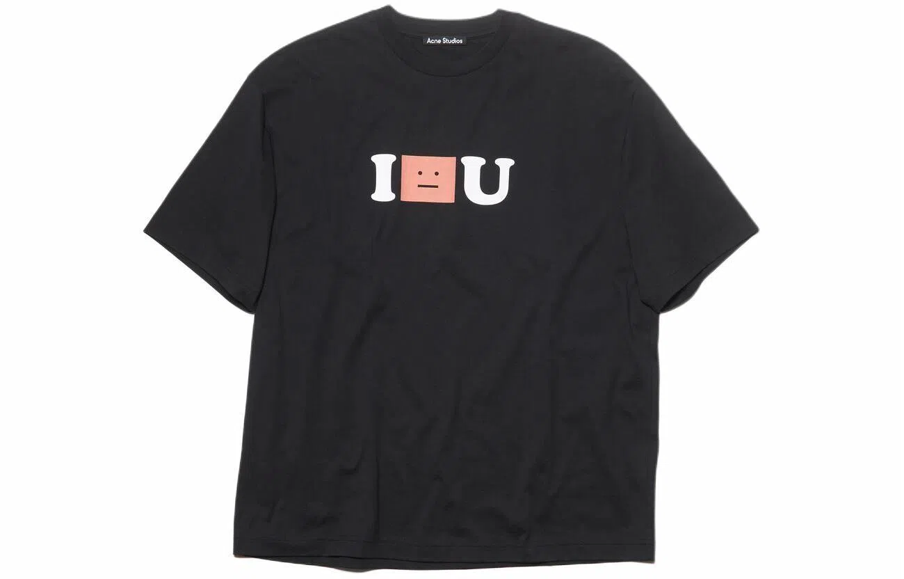 Acne Studios Face T-Shirt Black