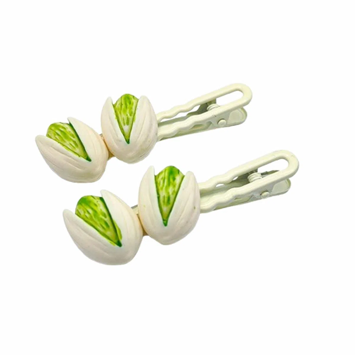 简应舒 开心果夹子夹头发碎侧边夹子小发卡 树脂 发夹 女款