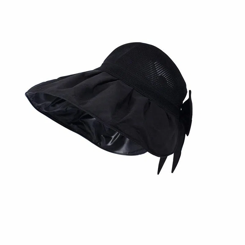 山一丸 夏季帽子彩胶大檐防晒遮阳帽韩版时尚户外出游空顶太阳帽 涤纶 渔夫帽 男女同款情侣款