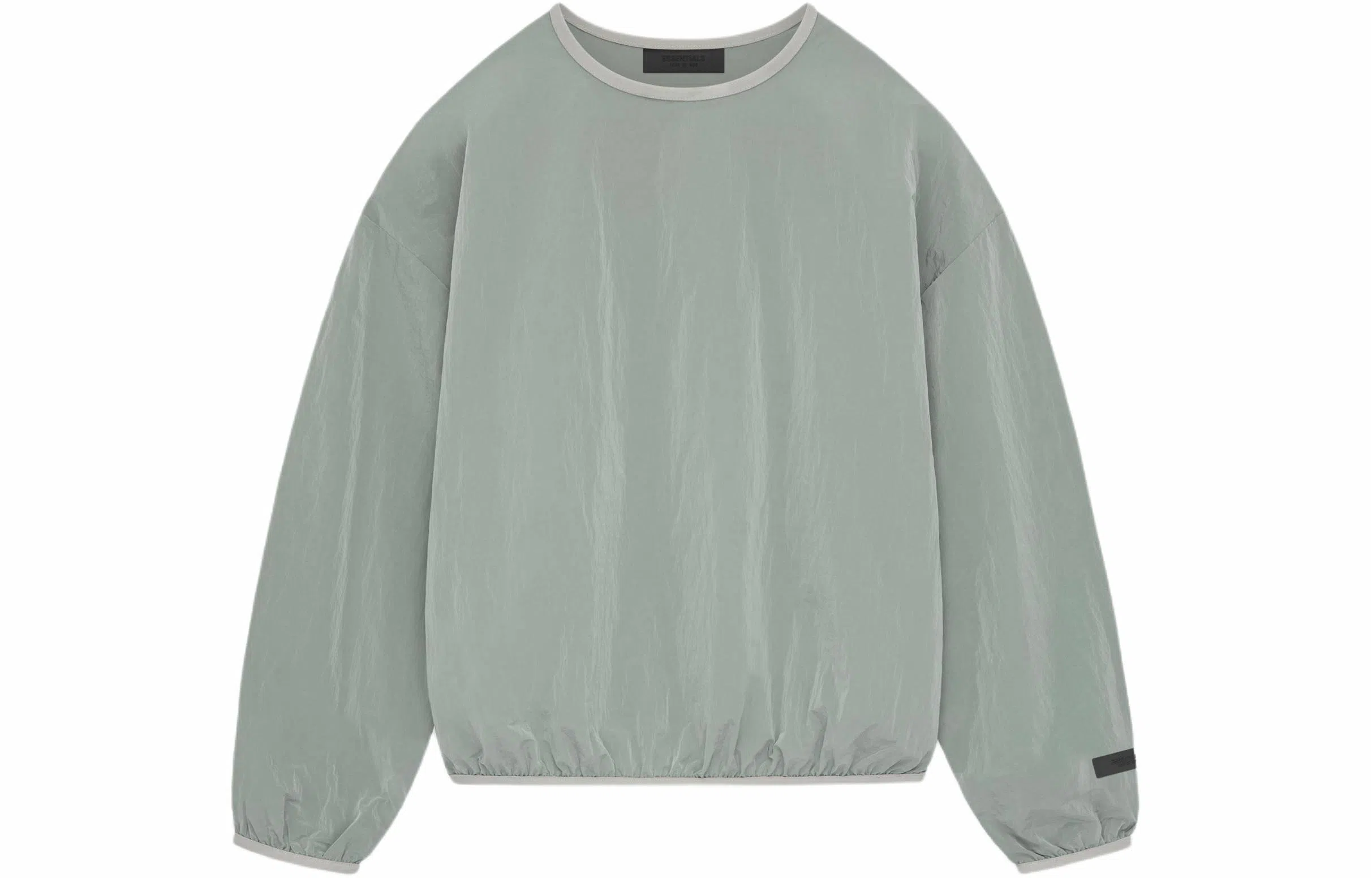 Fear of God Essentials Crinkle Nylon Pullover Seal Gray