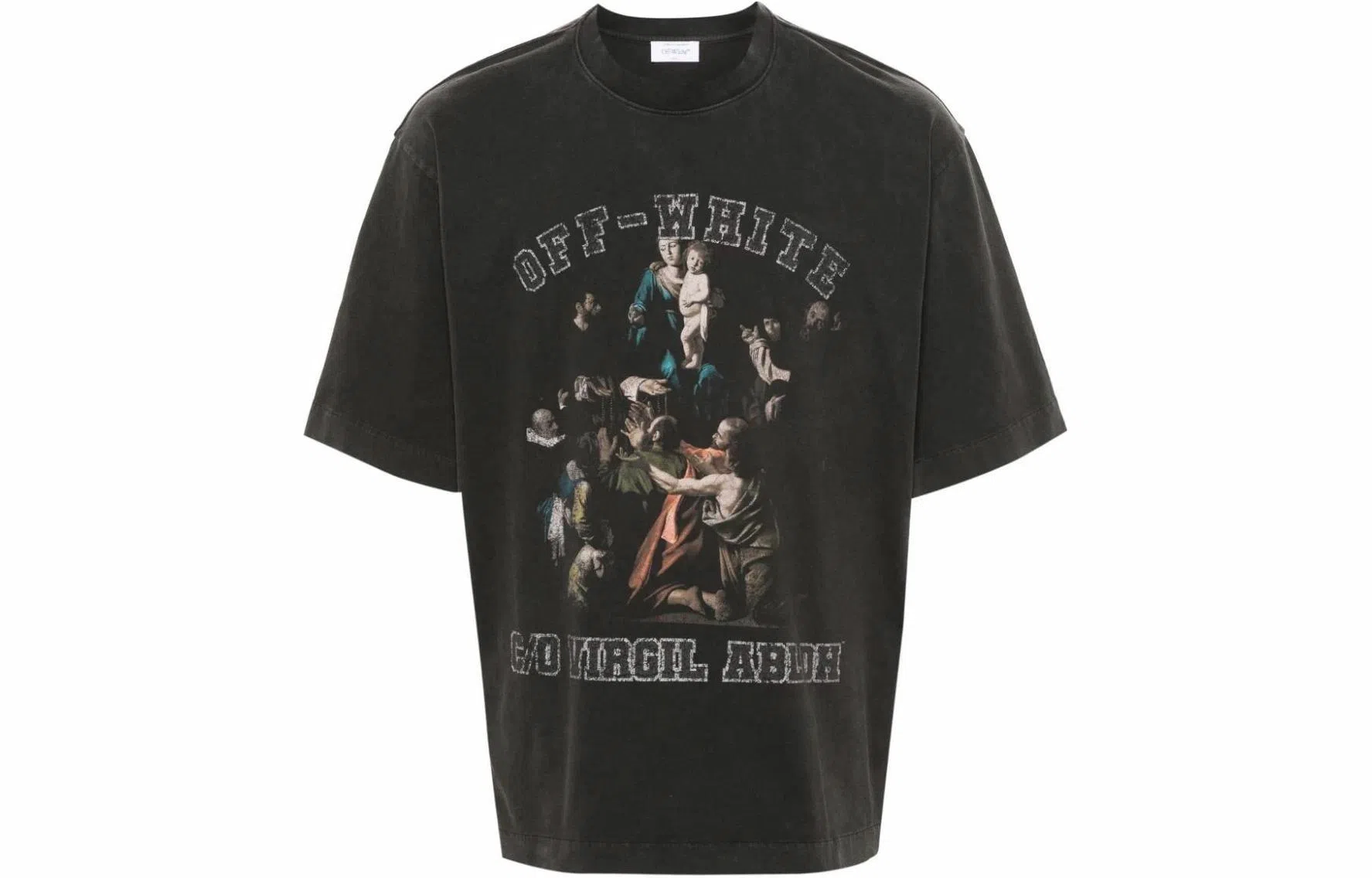 OFF-WHITE Logo Crewneck T-Shirt Black