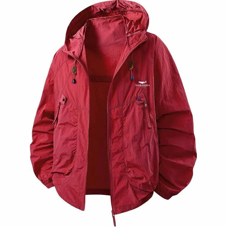 大白鲨 轻薄透气速干防晒服 男款