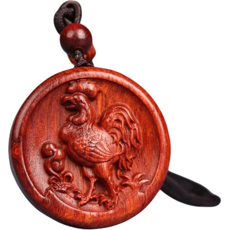 工匠一族 十二生肖牌木作挂件平安无事牌 紫檀属 吊坠 男女同款情侣款