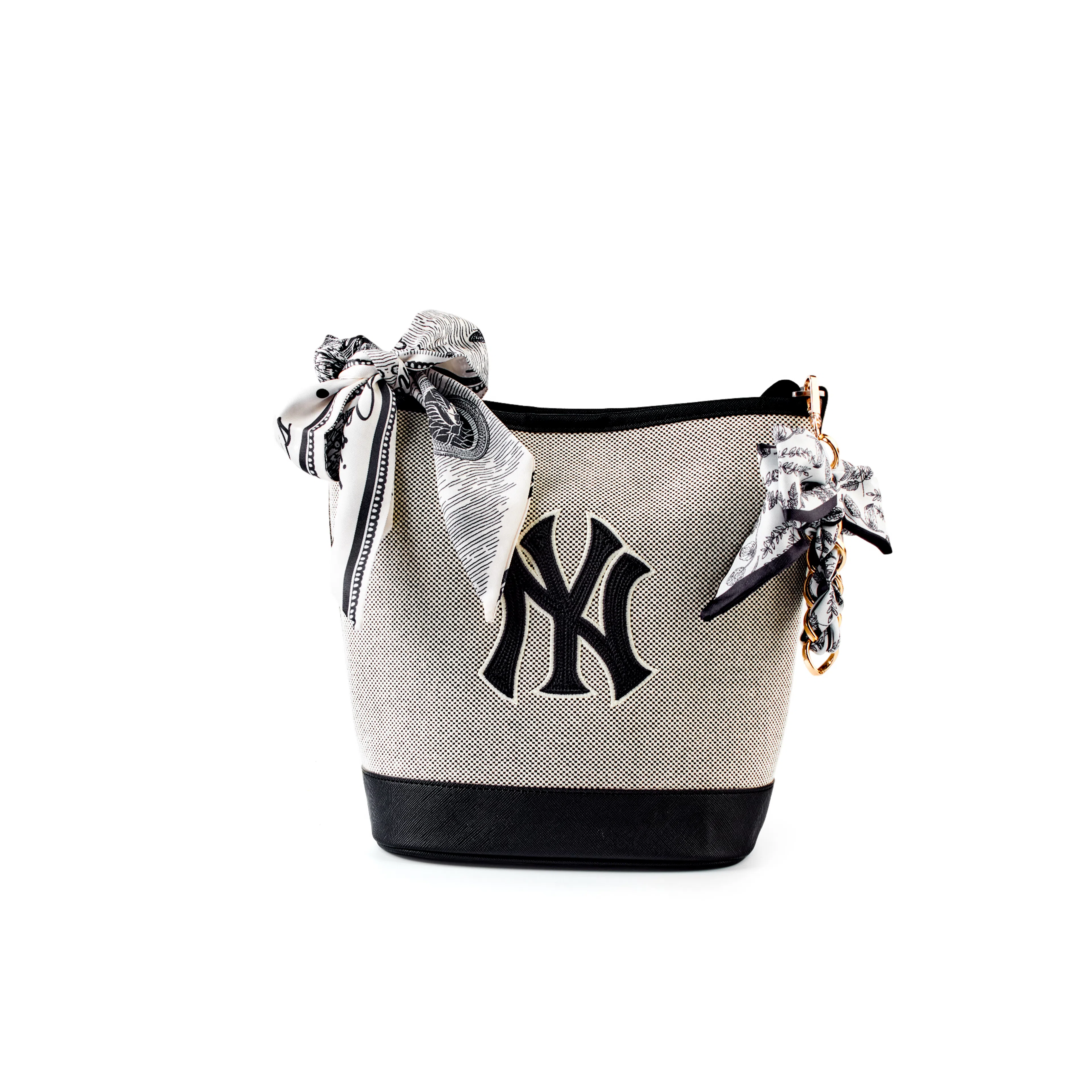 MLB Bucket Bag Black Grey