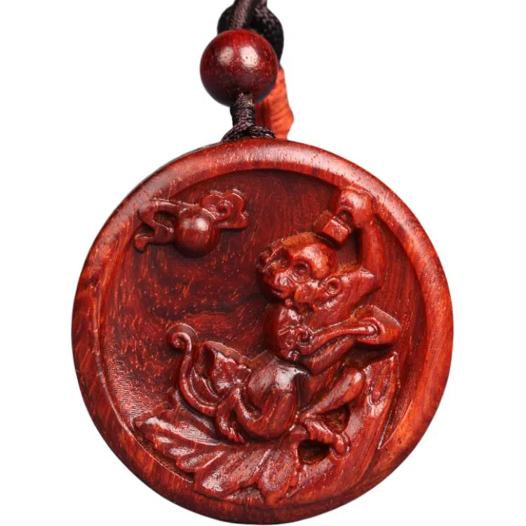 工匠一族 十二生肖牌木作挂件平安无事牌 紫檀属 吊坠 男女同款情侣款