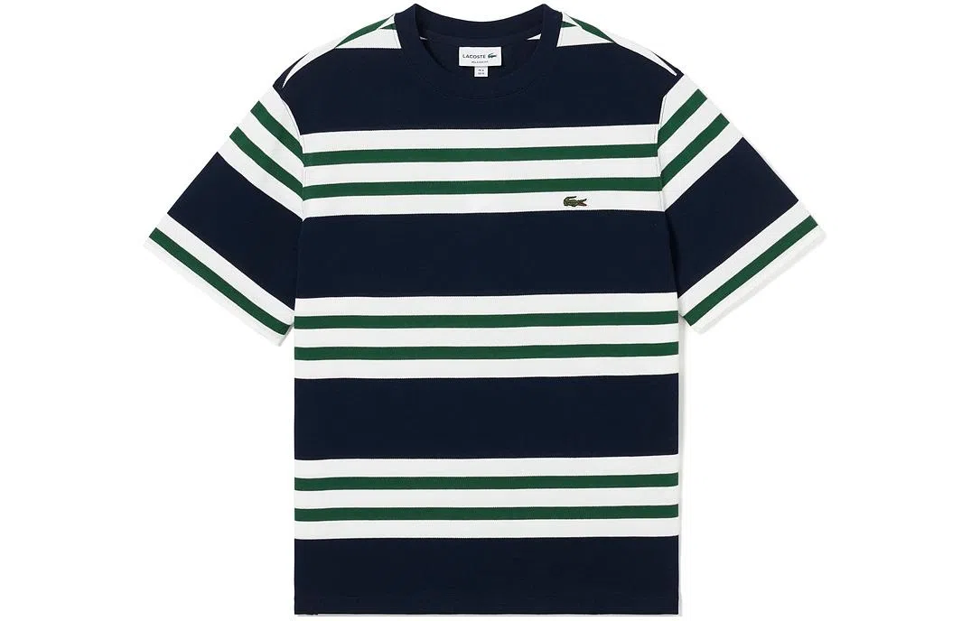 Lacoste Striped Crewneck Tee