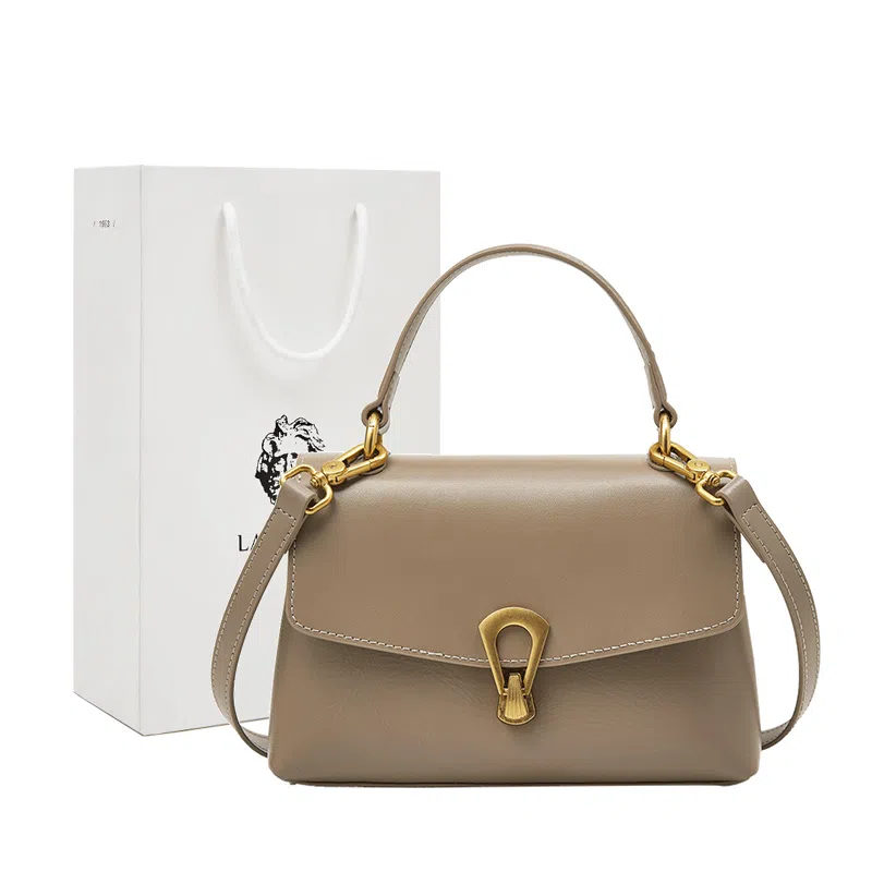 老人头 百搭 牛皮 斜挎手提包 常规 女款 多色